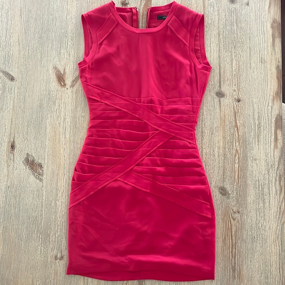 Bcbg maxazria dress red size 0